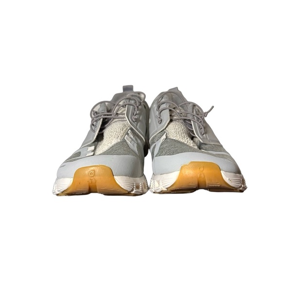 On Running Women’s 8.5 Cloud 5 Terry Sneaker Silver Grey & White Running Shoe - Picture 3 of 11